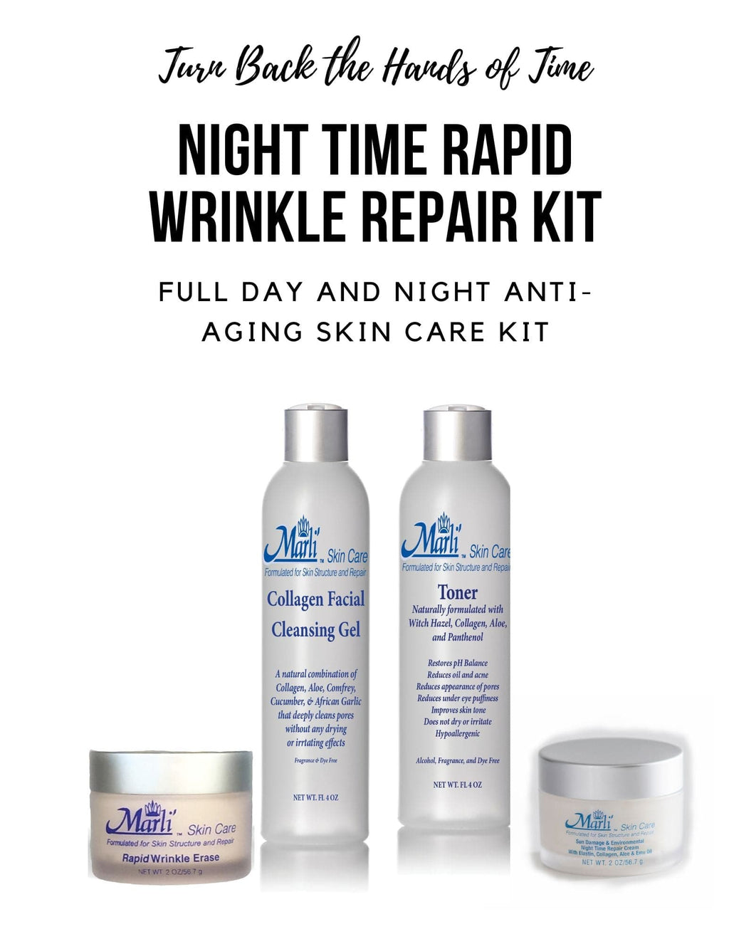Night Time Rapid Wrinkle Repair Kit