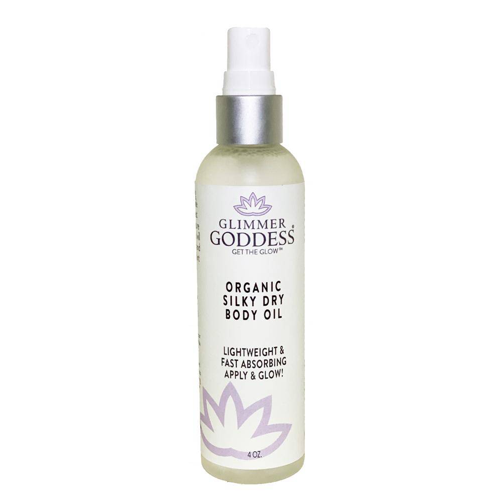 Organic Silky Dry Body Oil – Fast-Absorbing with Rosemary, Sunflower & Vitamin E