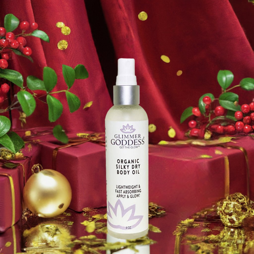 Organic Silky Dry Body Oil – Fast-Absorbing with Rosemary, Sunflower & Vitamin E